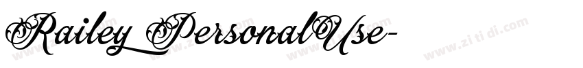 Railey PersonalUse字体转换